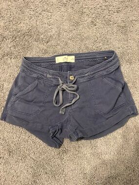 Y2K hollister tie low rise mini shorts